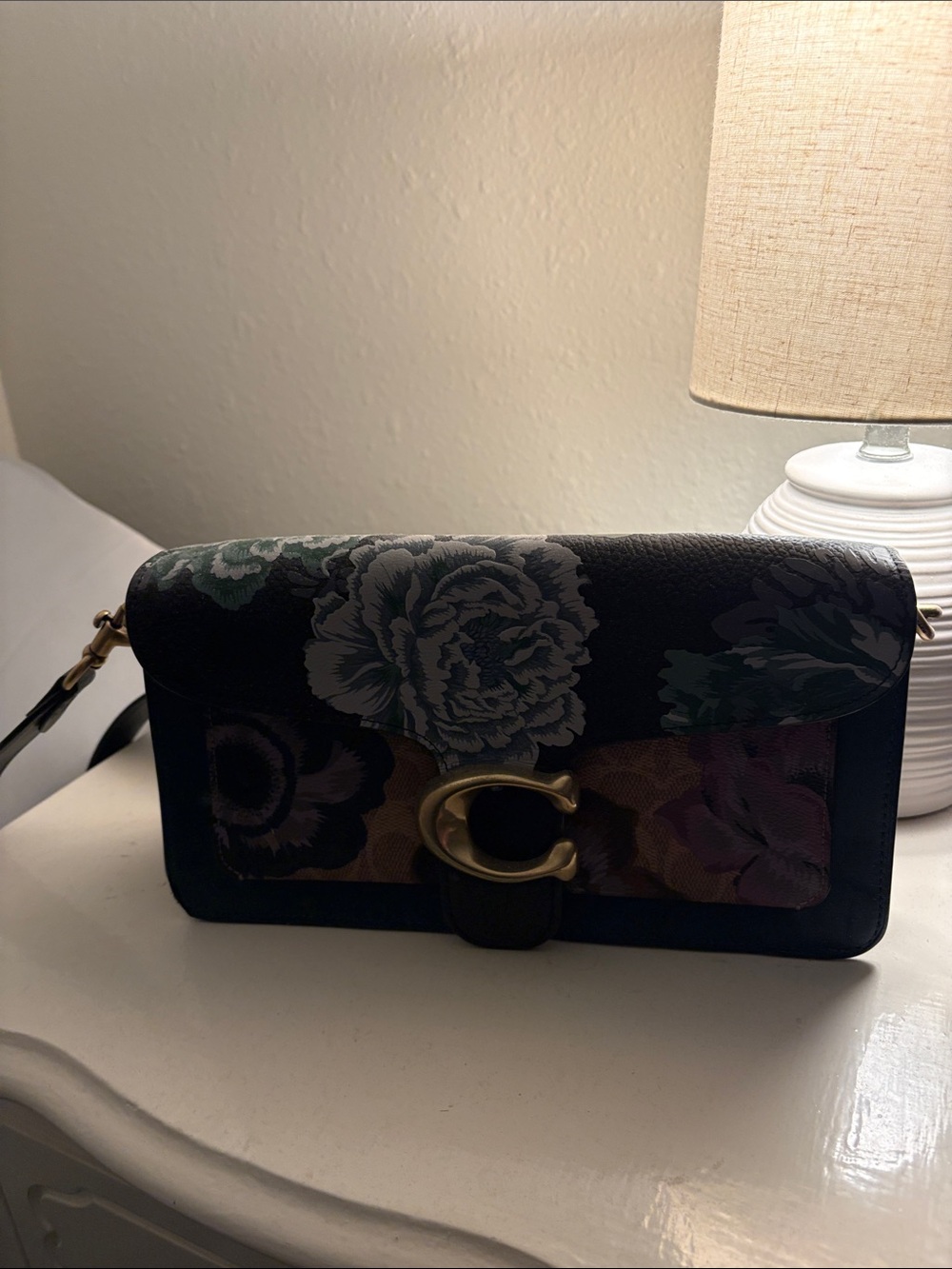 Coach Tabby Shoulder Bag 26 In Signature Canvas With Kaffe Fassett Print 79000